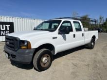 2006 Ford F250 XL SD Crew Cab 4x4 Pickup