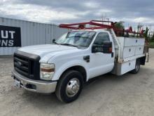 2008 Ford F350 SD Dually Flatbed Truck