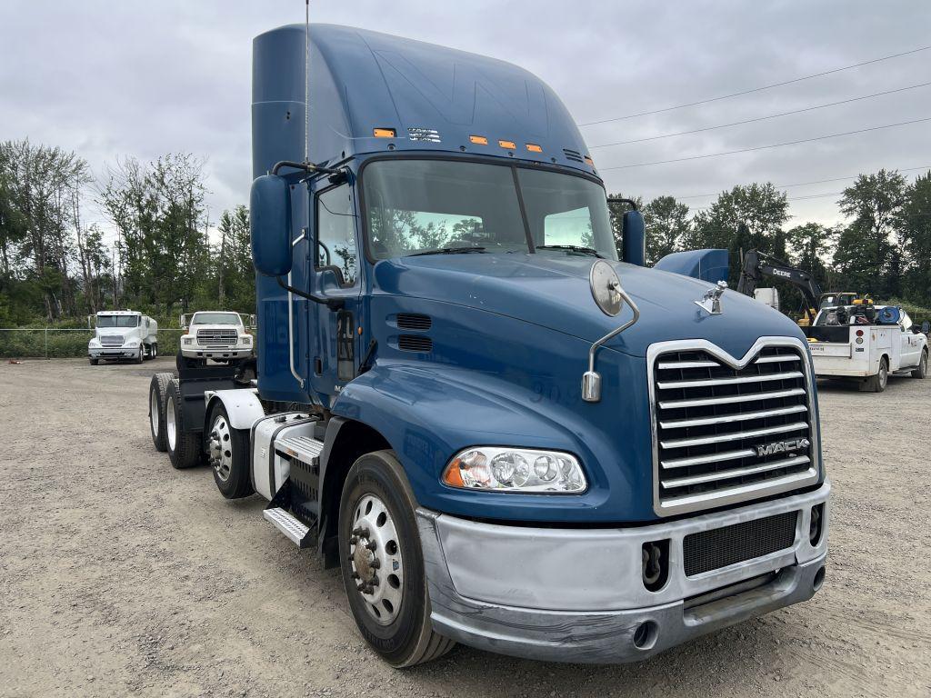 2013 Mack CXU613 Tri-Axle Truck Tractor