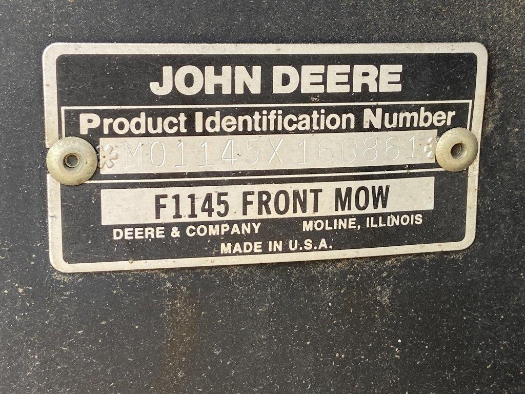 John Deere F1145 Front Mower