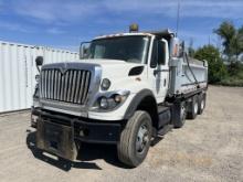 2009 International 7600 Tri-Axle Dump Truck