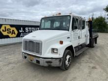 2000 Freightliner FL50 Crew Cab Flatbed Truck