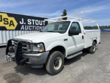 2003 Ford F250 XL SD 4x4 Utility Truck