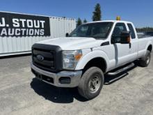 2015 Ford F250 SD Extra Cab 4x4 Pickup