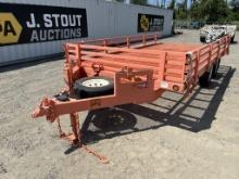 2004 Sno-Cat SR-16 T/A Equipment Trailer