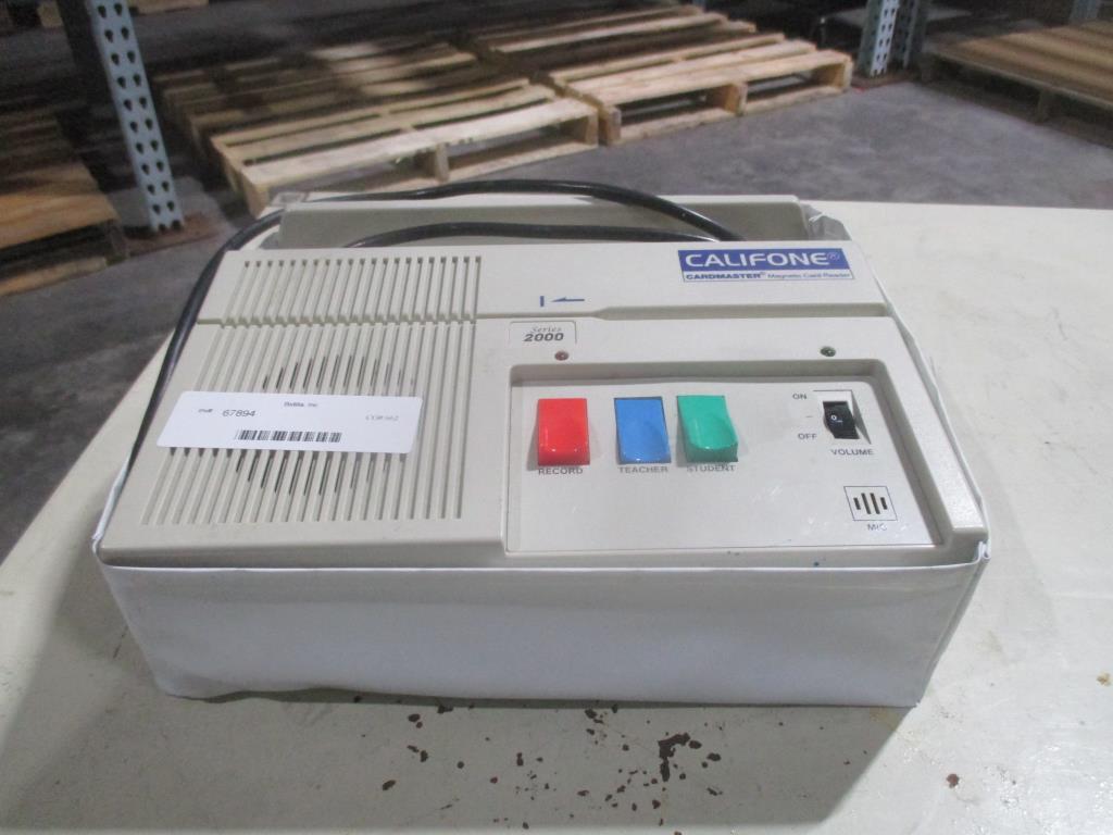 Califone CardMaster Series 2000 Magnetic Card Reader