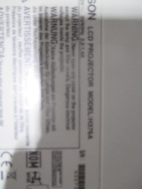 Epson H376A LCD Projector