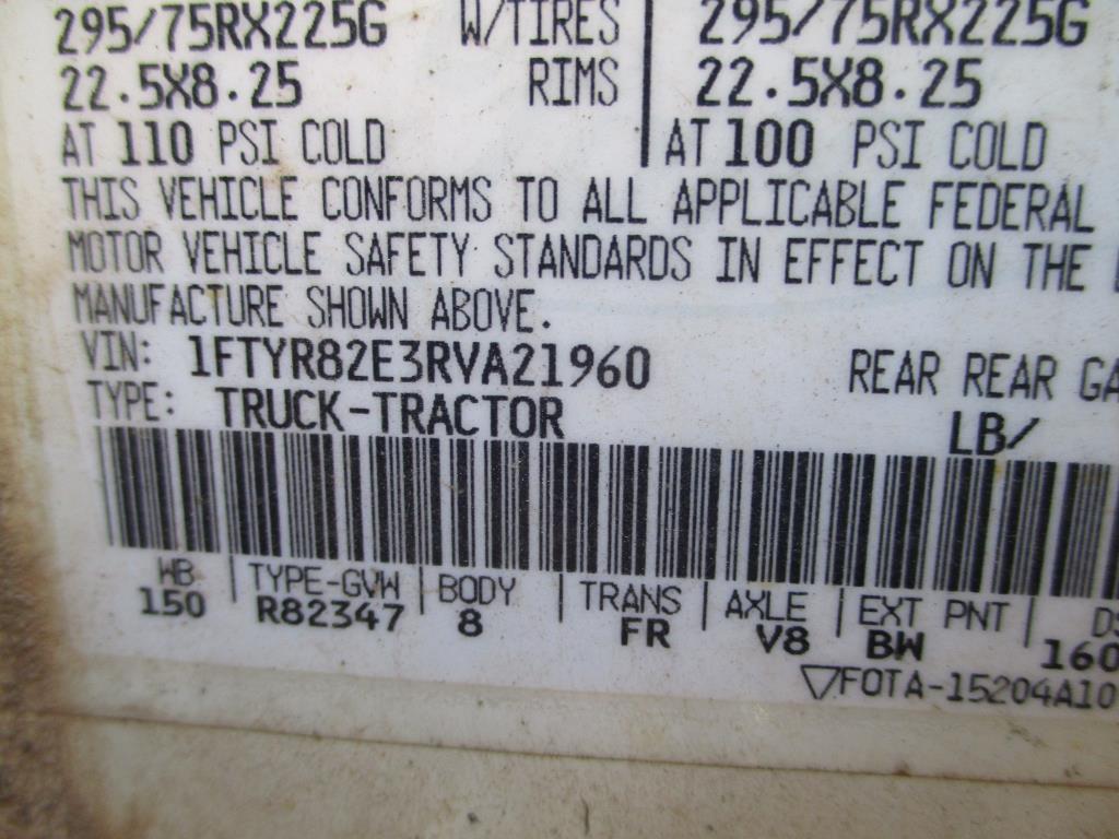 1994 Ford L8000 Dump Truck.