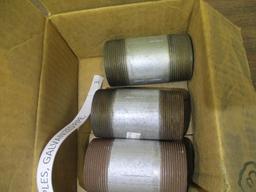 (3) Galvanized Nipples, 2 1/4".