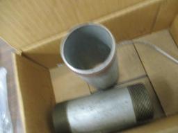 (2) Galvanized Nipples, 2" x 6".