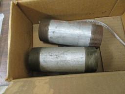 (2) Galvanized Nipples, 2" x 6".