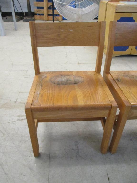 (2) Wood Chairs.