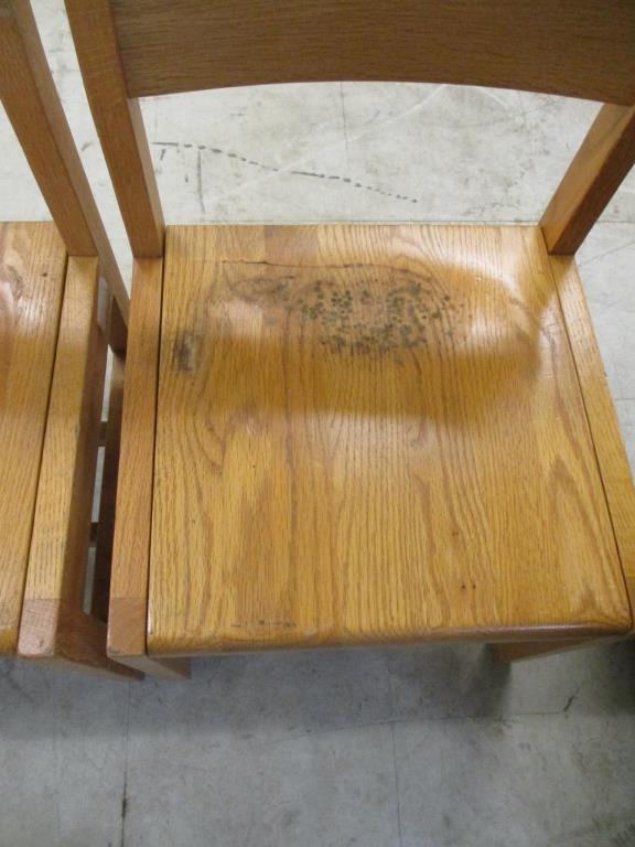 (2) Wood Chairs.