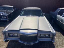 [NO RESERVE] Project Opportunity--1969 Lincoln Mark III-silver