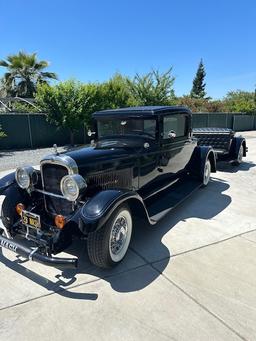 1928 Nash 2 dr coupe Special Six Rumble Seat-w/ trailer Lot 366A