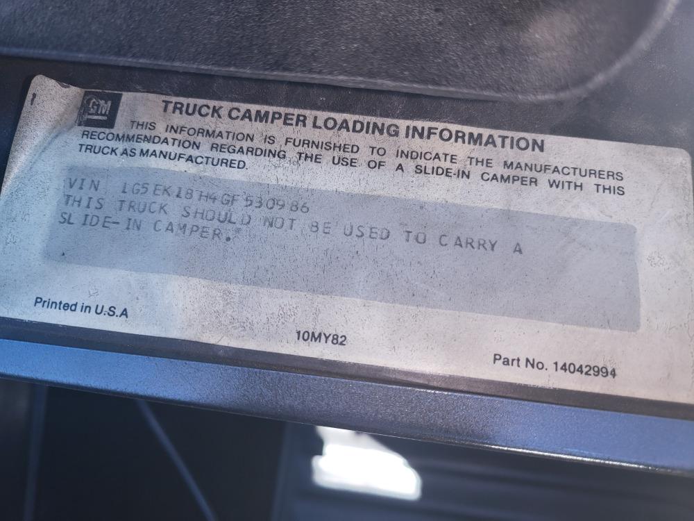1986 GMC Jimmy SUV 4x4