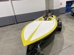 1976 Hondo Flat Bottom Speed Boat w/ trailer