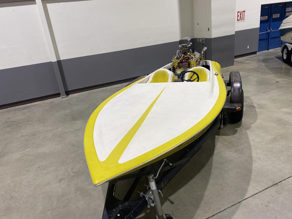 1976 Hondo Flat Bottom Speed Boat w/ trailer