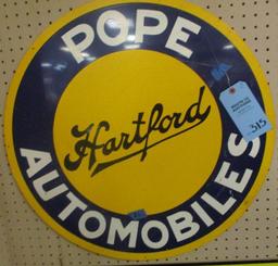 HARTFORD AUTOMOBILES SIGN