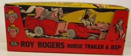 ROY ROGERS AND TRIGGER HORSE TRAILER AND JEEP