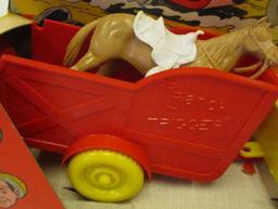 ROY ROGERS AND TRIGGER HORSE TRAILER AND JEEP
