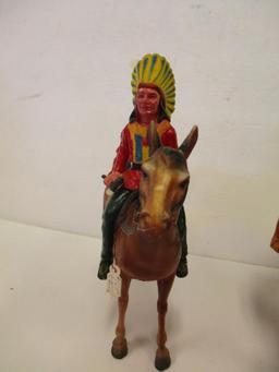 2 NATIVE AMERICANS AND HORSES