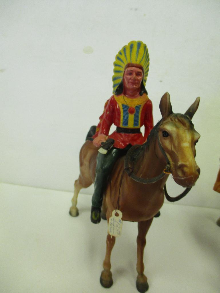 2 NATIVE AMERICANS AND HORSES