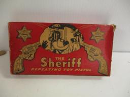 STEVENS VINTAGE SHERIFF TOY PISTOL