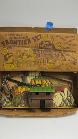 VINTAGE KEYSTONE SHOOTING FRONTIER SET