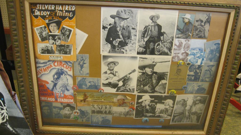 ASSORTED COLLECTABLE COWBOY ITEMS