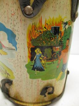 TOY DRUM AND SALT AND PEPPER SHAKERS