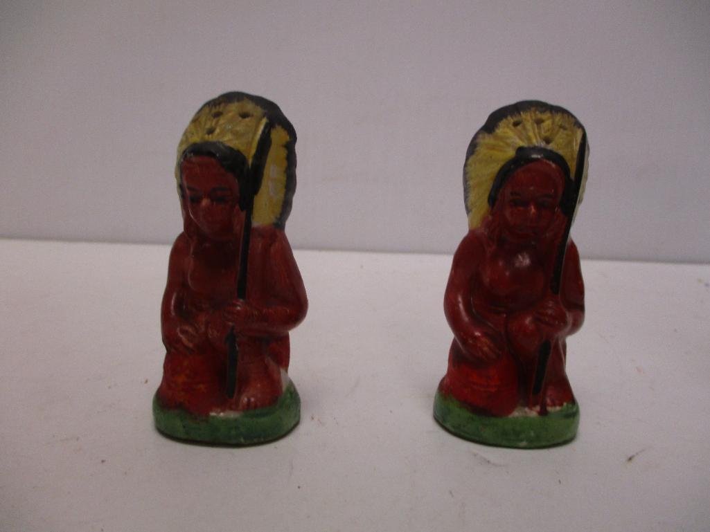 TOY DRUM AND SALT AND PEPPER SHAKERS