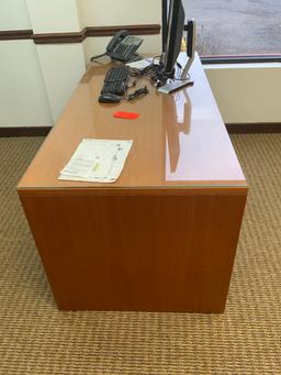 Lot of 2 Desks in Office #10 - Corner Workstation