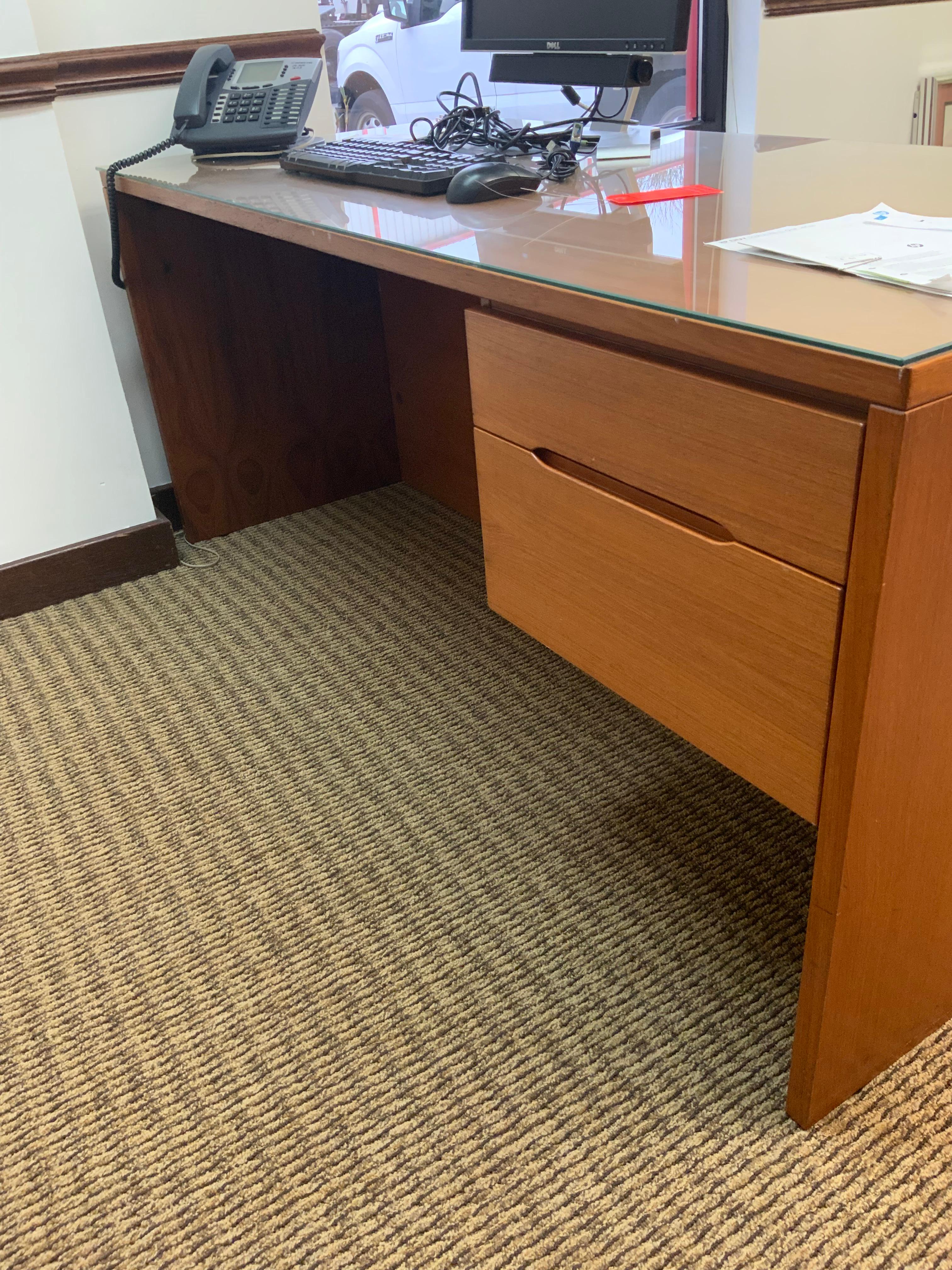 Lot of 2 Desks in Office #10 - Corner Workstation