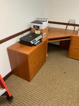 Lot of 2 Desks in Office #10 - Corner Workstation