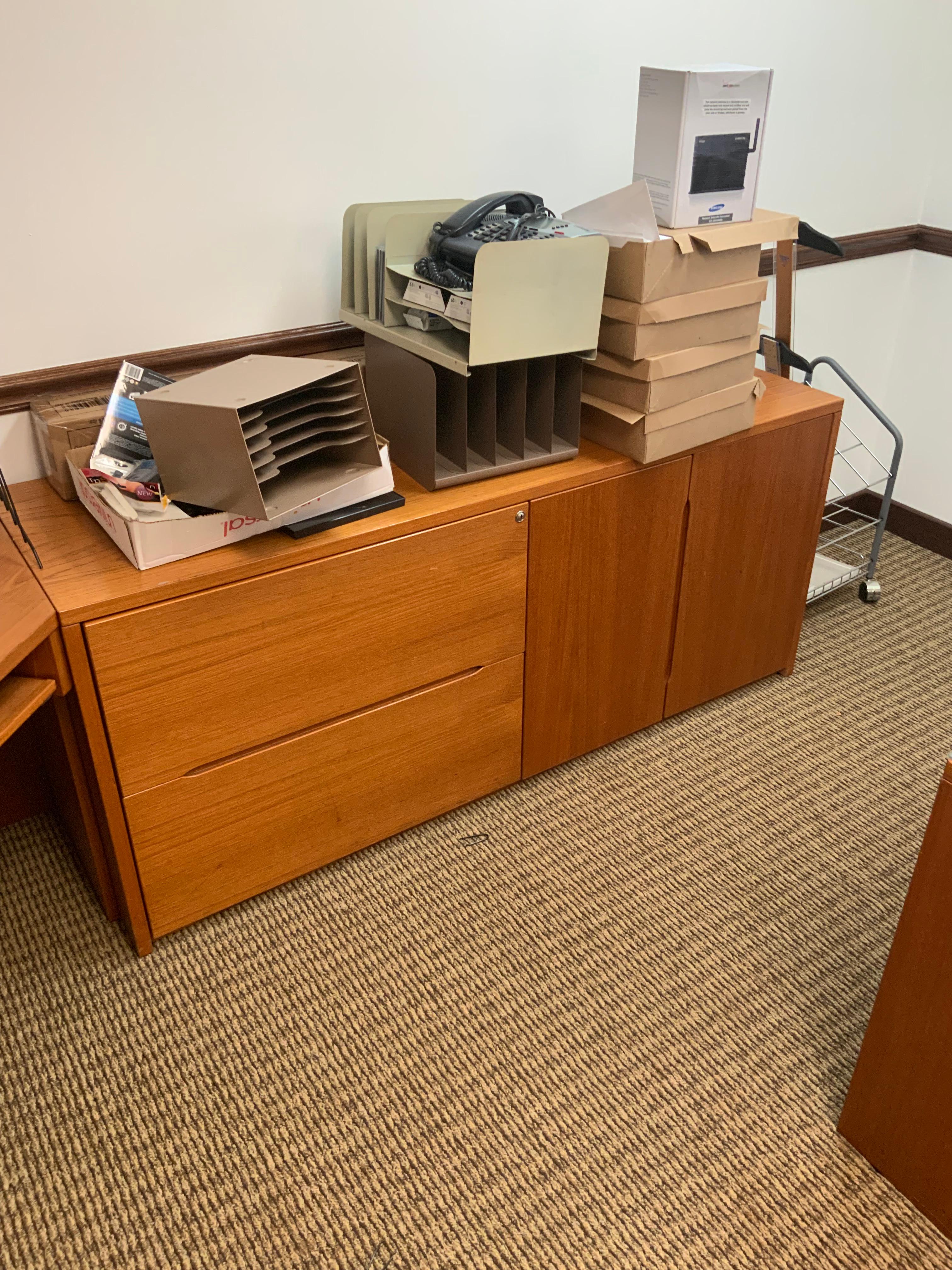Lot of 2 Desks in Office #10 - Corner Workstation