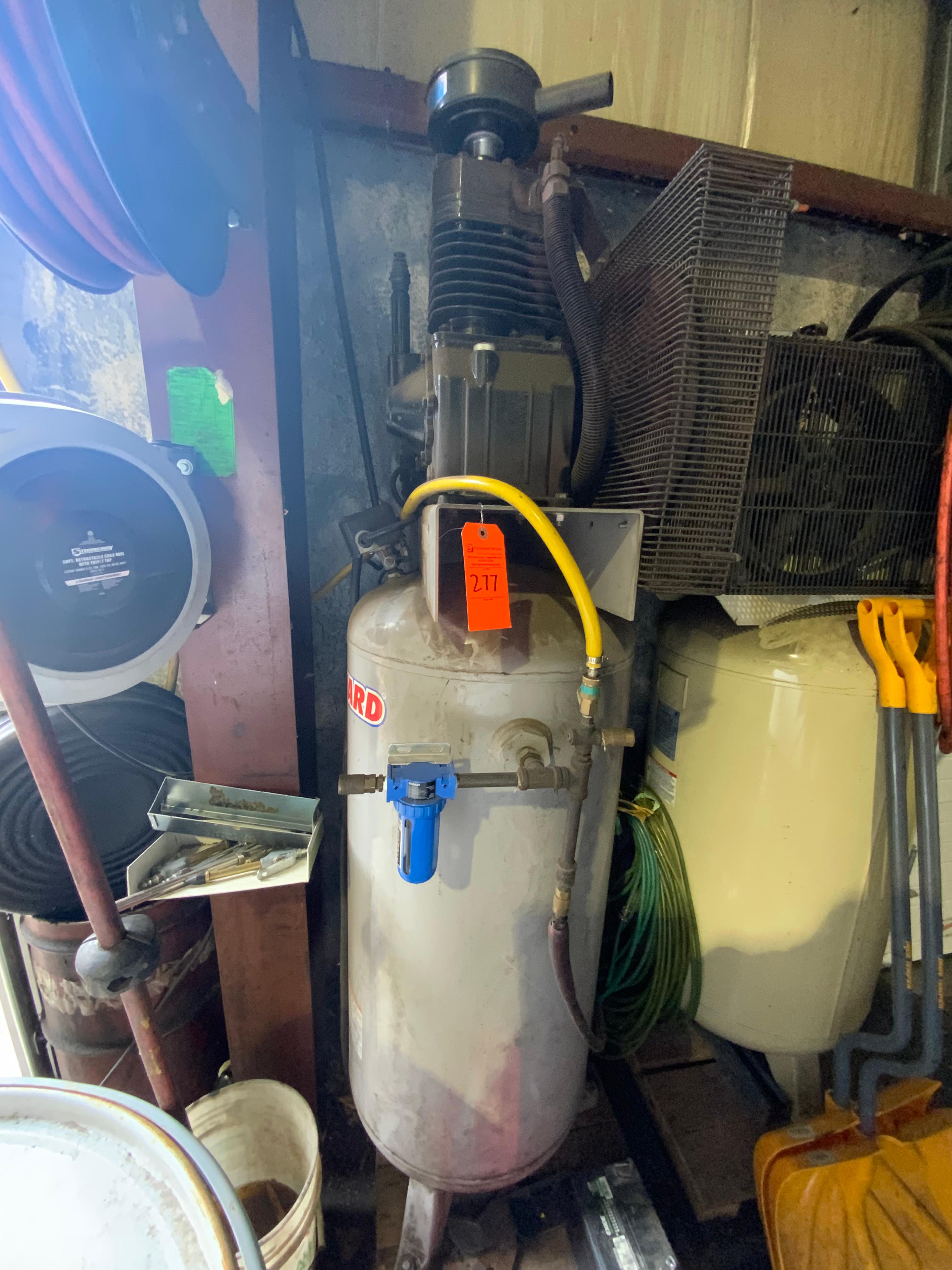 Westward 200 PSI Tank Vertical Air Compressor