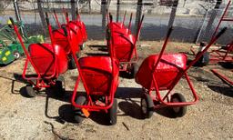 Lot of 9 Wheelbarrows