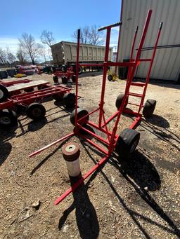 Lot of 2 Manual Fork Dolly Hand Trucks