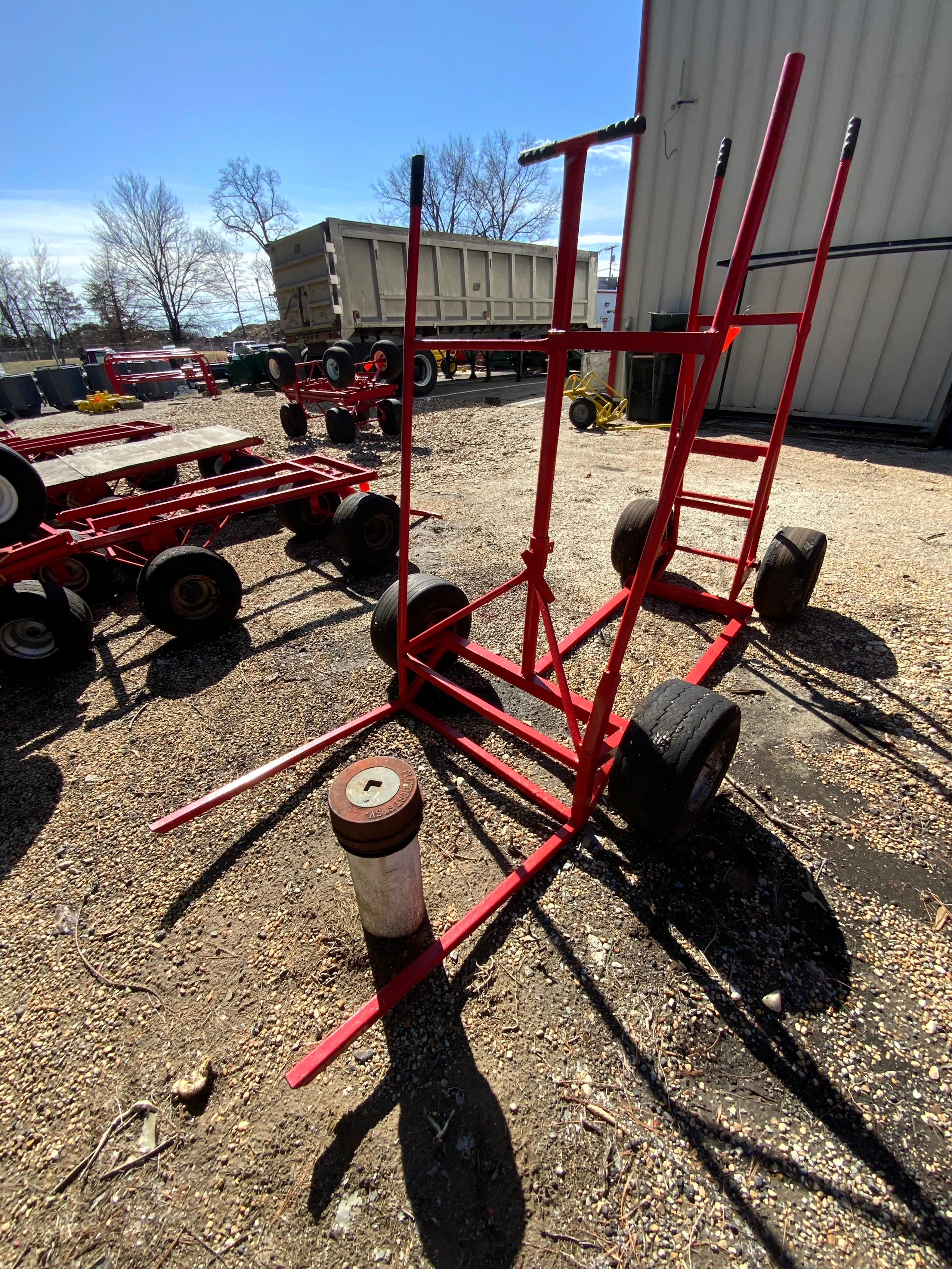 Lot of 2 Manual Fork Dolly Hand Trucks