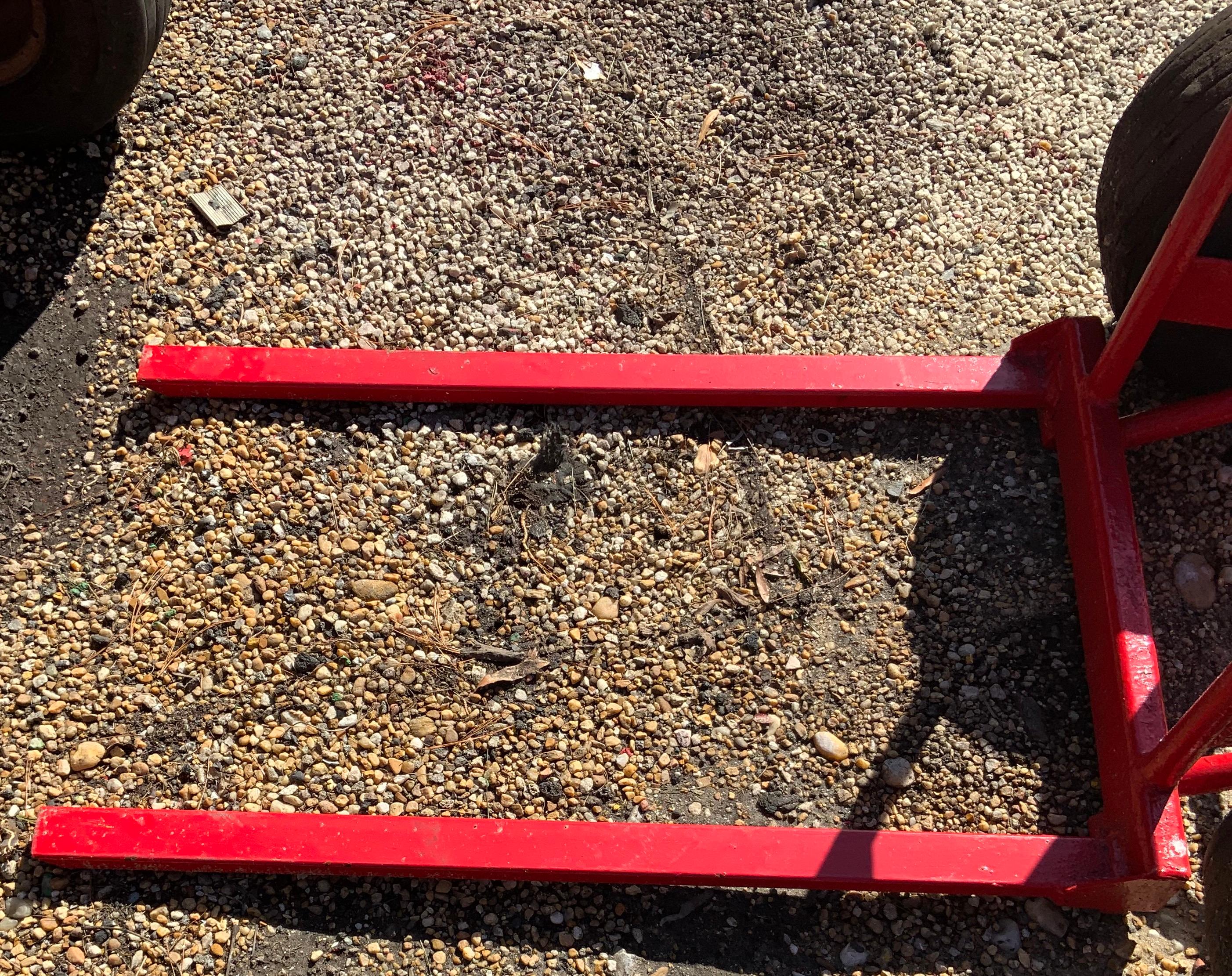Lot of 2 Manual Fork Dolly Hand Trucks