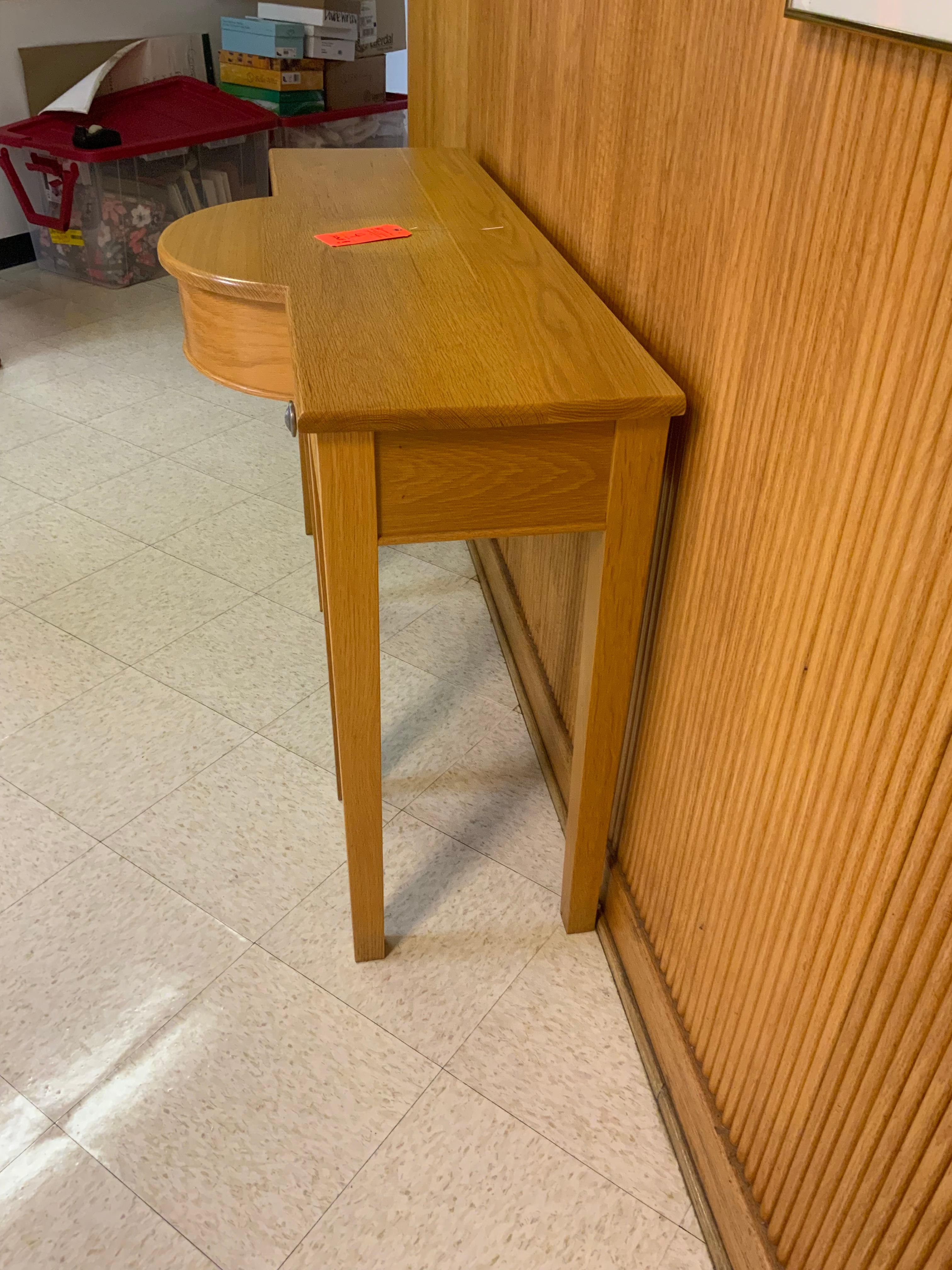 Wooden 2-Drawer Table (48 x 20 x 30)