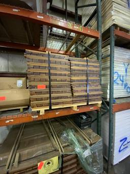 Large Pallet of Advantage Ipe Lumber Exotic Decking Wood Deck 70 Tiles 24” x 24”