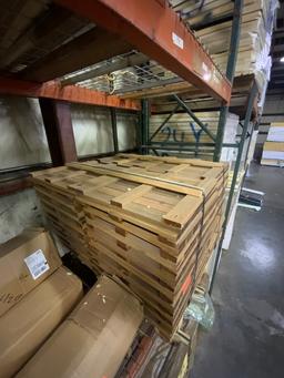 Large Pallet of Advantage Ipe Lumber Exotic Decking Wood Deck 70 Tiles 24” x 24”