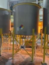 Perry 750gal-vcx 750 Gallon Bulk Batch Wash Mixing Process Tank Ss W/agitator