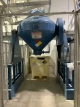 Patterson Kelley H.S.B. 1045 Double Cone Tumble Blender 635kg Max W/platform