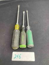 SCREWDRIVERS KLIEN, HILMOR, COMMERCIAL ELECTRIC