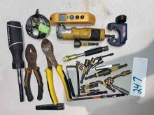 LOT OF ASSORTED TOOLS DEWALT, UNIWELD