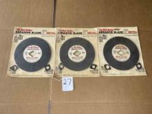 3 Pk. Tite Real McCoy Abrasive Blade 6" Metal