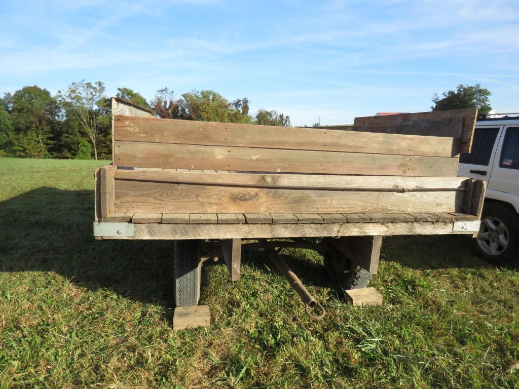 Wooden Hay Wagon